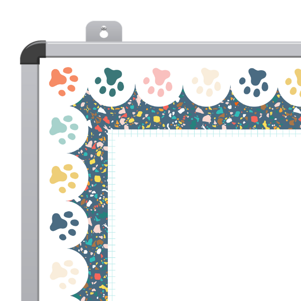 Bright Modern Dog Themed Editable Bulletin Board Borders DOG DAYS Classroom Decor by classroomHQ