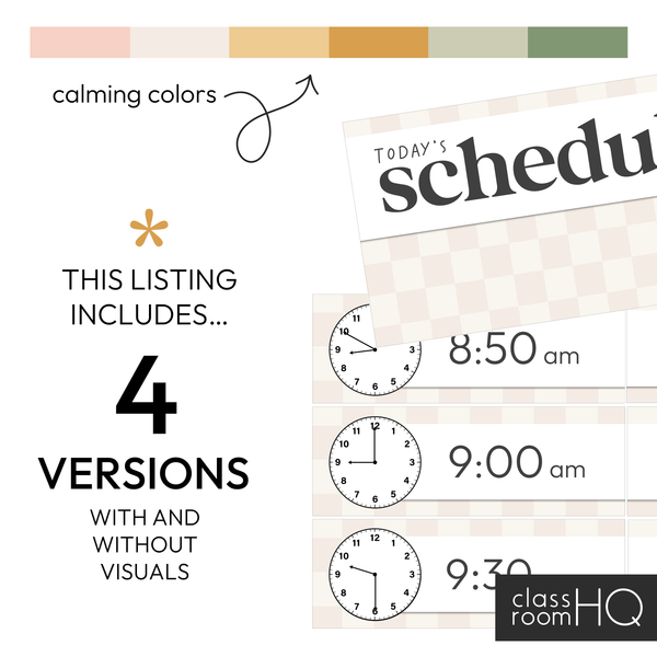 HAZY DAISY Visual Timetable