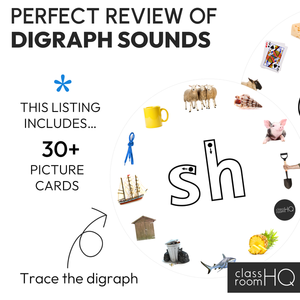 Digraph Sound Picture Wheels