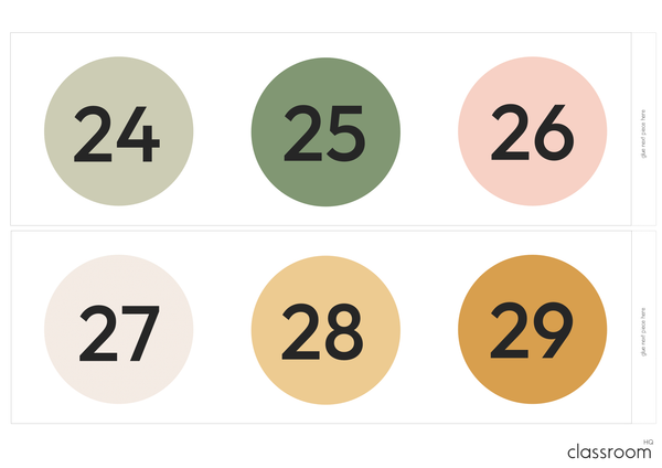 HAZY DAISY Number Line