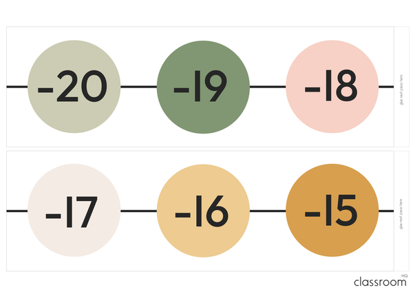 HAZY DAISY Number Line