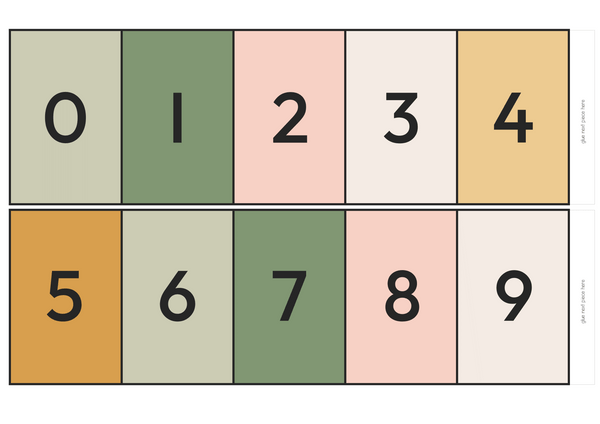 HAZY DAISY Number Line