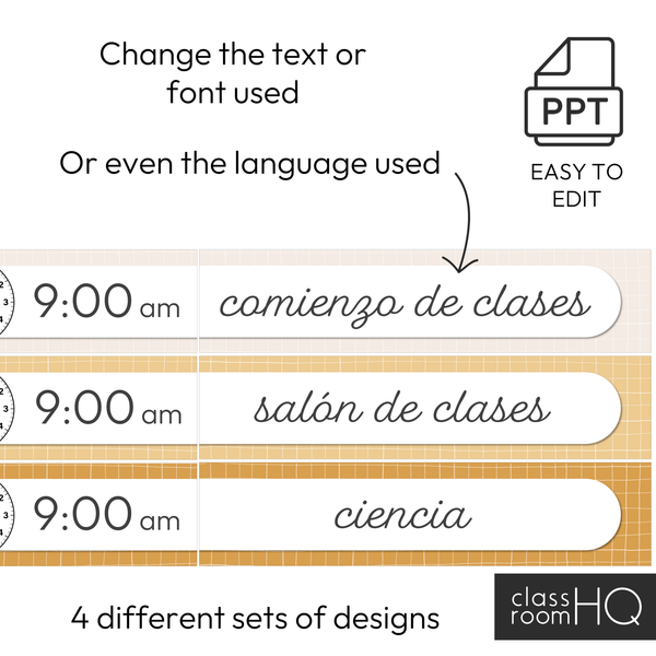 HAZY DAISY Visual Timetable