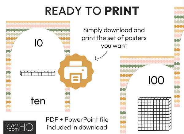 HAZY DAISY Math Display Pack