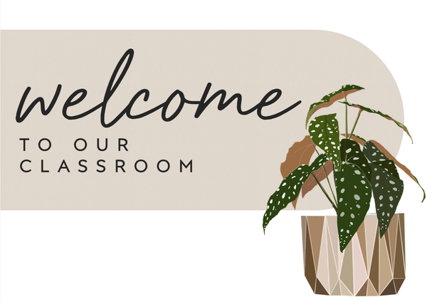 PLANT LIFE Classroom Door + Bulletin Board Display