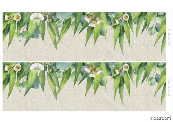 GUM LEAF Classroom Bulletin Board Borders