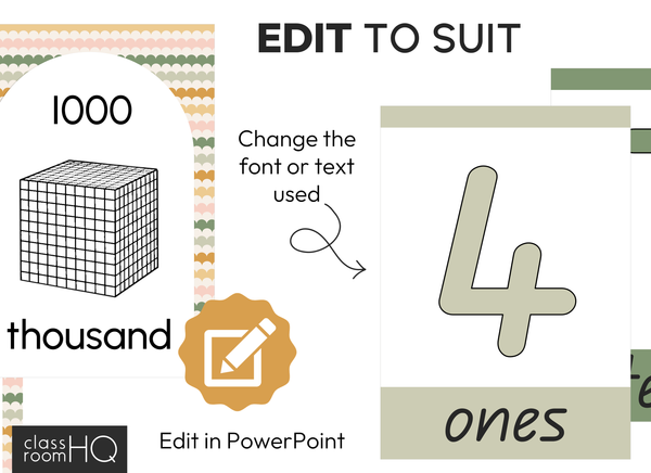 HAZY DAISY Math Display Pack