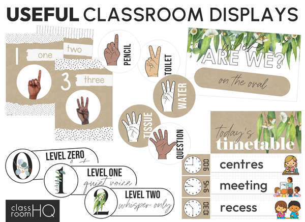 GUM LEAF Classroom Decor - BUNDLE