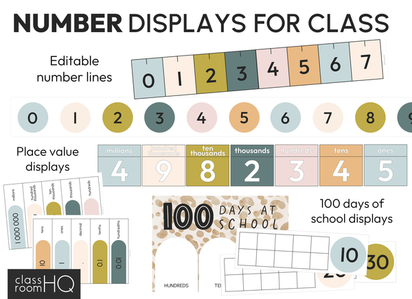 ZOO TALES Math Display