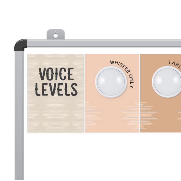 BOHO RANCH Voice Level Posters